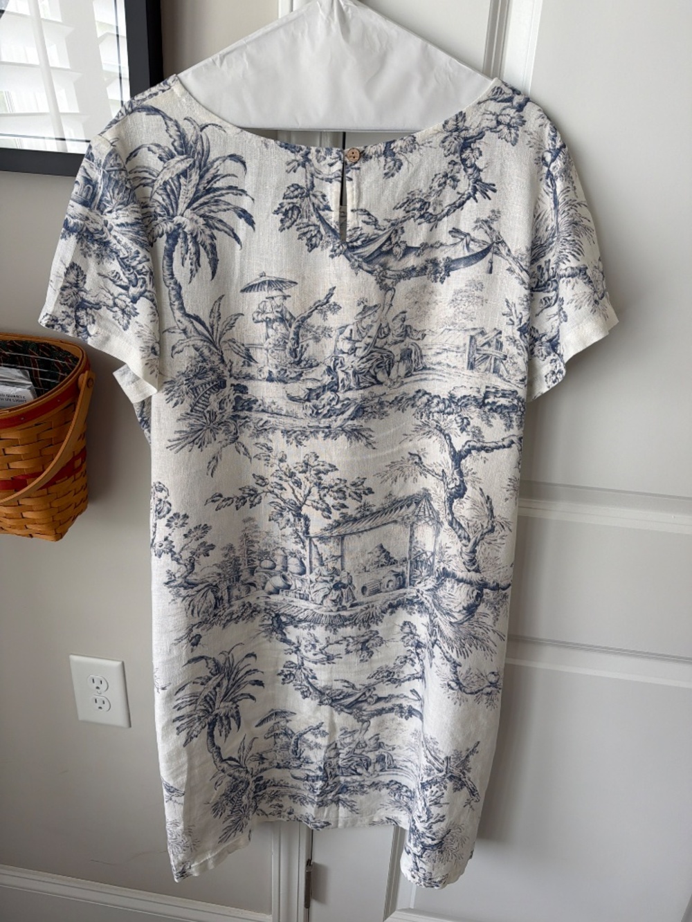 European linen dress size 44 purchased in Europe - Picture 4 of 4